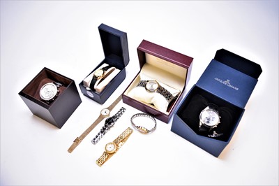 Lot 101 - A collection of gentleman's and lady's quartz wristwatches