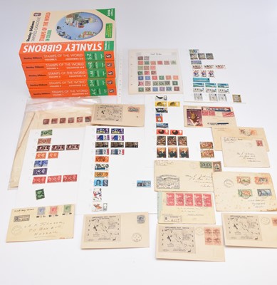 Lot 135 - Two large boxes of stamps and related material.