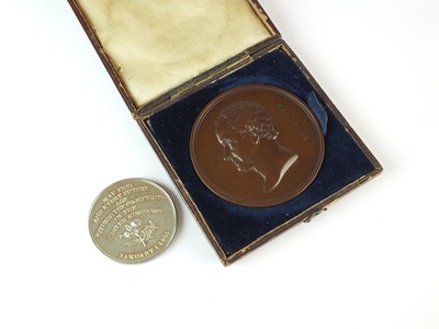 Lot 171 - Two commemorative medallions