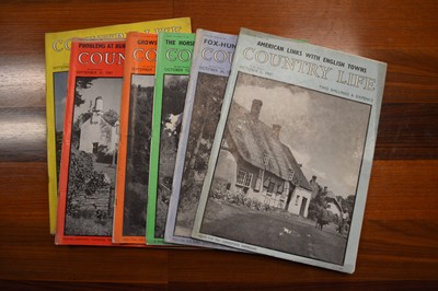 Lot 1090 - Country Life, 1922-1950's, large quantity, 25 boxes
