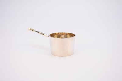 Lot 26 - A Victorian miniature silver saucepan