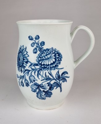 Lot 187 - Worcester 'Natural Sprays' mug, circa 1770