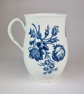 Lot 187 - Worcester 'Natural Sprays' mug, circa 1770