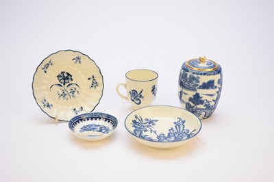 Lot 202 - A group of Caughley porcelain, circa 1775-85