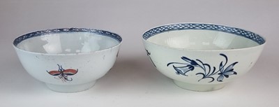 Lot 198 - Two Liverpool porcelain bowls, including Philip Christian 'Bird on a Branch'