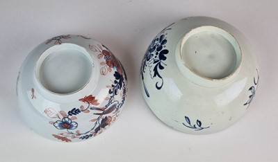 Lot 198 - Two Liverpool porcelain bowls, including Philip Christian 'Bird on a Branch'