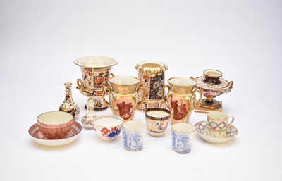 Lot 207 - 19th century ceramics including Derby