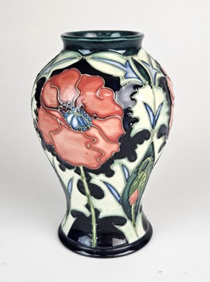 Lot Moorcroft 'Poppy' vase designed by Rachel Bishop