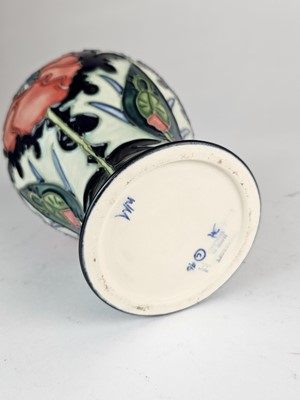Lot Moorcroft 'Poppy' vase designed by Rachel Bishop