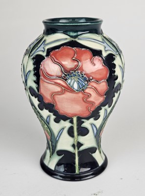 Lot Moorcroft 'Poppy' vase designed by Rachel Bishop