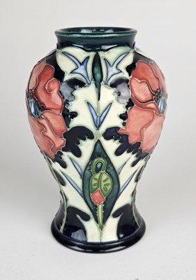 Lot Moorcroft 'Poppy' vase designed by Rachel Bishop