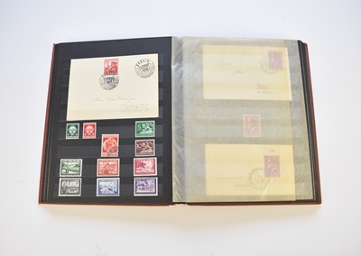 Lot 173 - Germany Third Reich collection of stamps, cards, covers etc. in brown