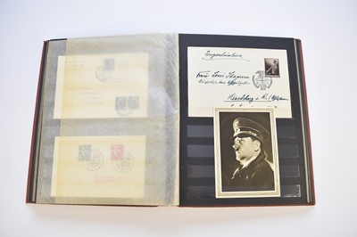 Lot 173 - Germany Third Reich collection of stamps, cards, covers etc. in brown