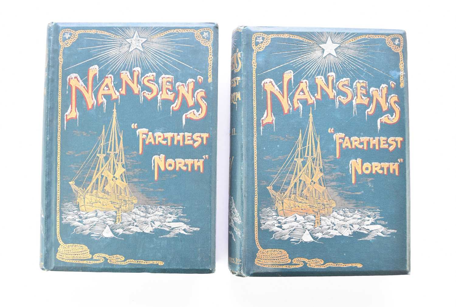 Lot 1003 - NANSEN, Fridtjof, Farthest North.  2 vols, 1st edition, 1898