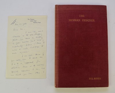 Lot 1009 - BATES, HE (1905 - 1974) English author, autograph letter signed