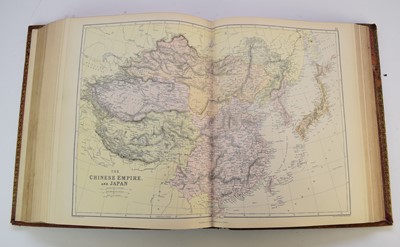 Lot 1031 - THE COMPREHENSIVE ATLAS & GEOGRAPHY OF THE WORLD, 1882.