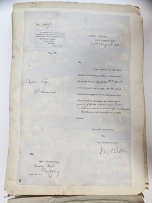 Lot 172 - Album relating to Captain W.H Fife (9th Lancers + North Somerset Yeomanry Cavalry)