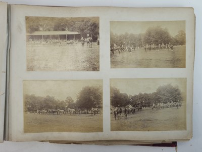 Lot 172 - Album relating to Captain W.H Fife (9th Lancers + North Somerset Yeomanry Cavalry)