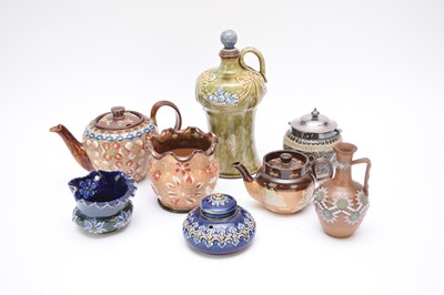 Lot 279 - A collection of Doulton Lambeth and Royal Doulton stoneware