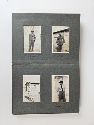 Lot 34 - Small RAF photograph album, compiled December 1918 - February 1919