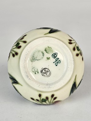 Lot Miniature Moorcroft 'Anna Lily' vase designed by Nicola Slaney