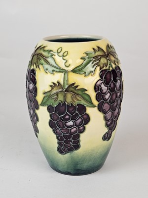 Lot Moorcroft 'Red Grapes' vase, dated 1999