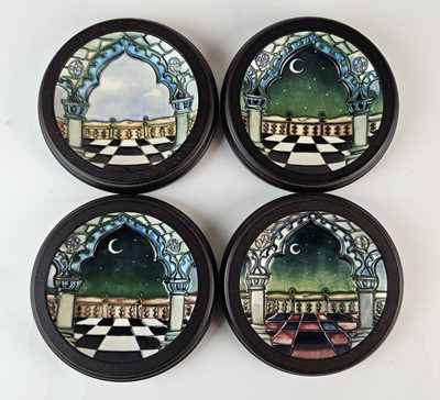 Lot Four Moorcroft 'Jumieriah' pin dishes
