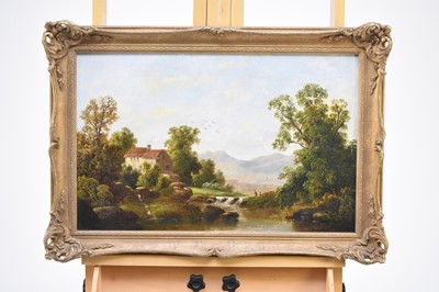 Lot 289 - British school, 19th century, riverscape