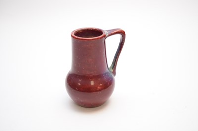 Lot 226 - A Ruskin sang de boeuf jug, dated 1933