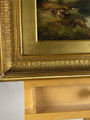 Lot 238 - David Payne (British c.1843/44-1891) Wilford Lane and The Trent nr Welford