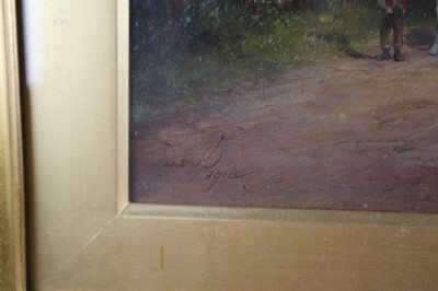 Lot 238 - David Payne (British c.1843/44-1891) Wilford Lane and The Trent nr Welford