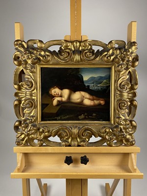 Lot 216 - After Francesco Albani (Bolognese School 1578-1660) Christ Child Sleeping on the Cross