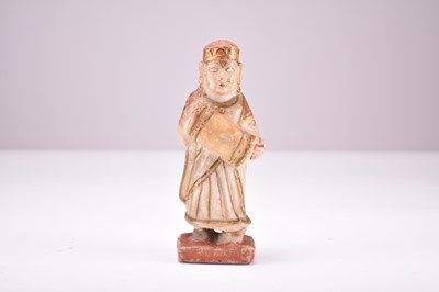 Lot 644 - An Indian alabaster processional figure, 19th century