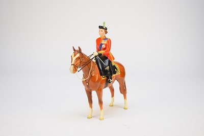 Lot 276 - Beswick model of Queen Elizabeth on Imperial, Trooping the Colour 1957