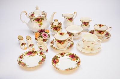 Lot 279 - A Royal Albert Old Country Roses tea service...