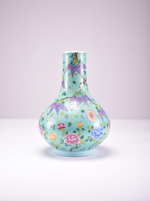 Lot 52 - A Chinese Dayazhai porcelain bottle vase