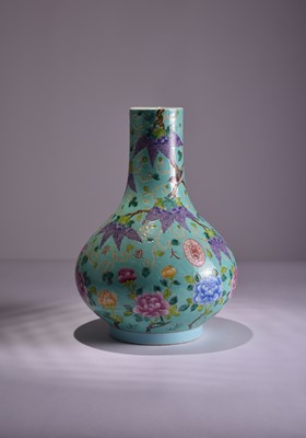 Lot 52 - A Chinese Dayazhai porcelain bottle vase