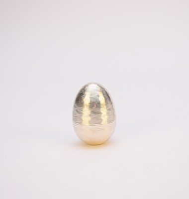Lot 33 - A Nicholas Plummer silver and gilt surprise egg