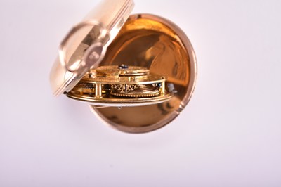 Lot 101 - An 18ct gold pocket watch by William Tarleton, Liverpool