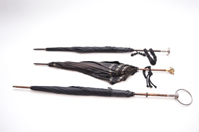 Lot 387 - Three umbrellas/parasols, early 20th century