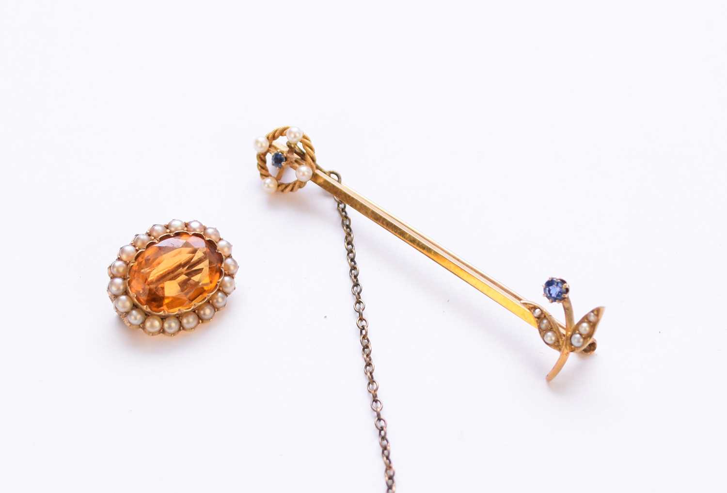 Lot 96 Two Stone Set Brooches lot-96-two-stone-set-brooches