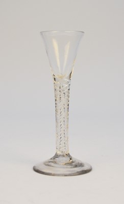 Lot 192 - 18th century wine glass