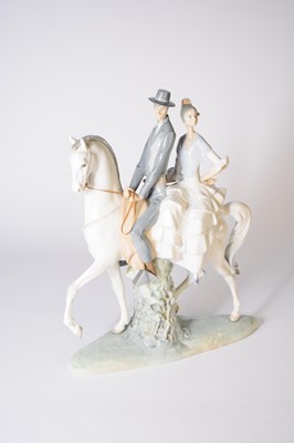 Lot 232 - Lladro 'Andalucians Group' equestrian figure