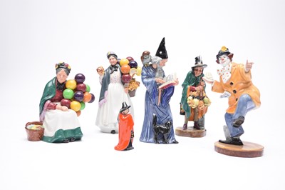 Lot 235 - A group of Royal Doulton figures