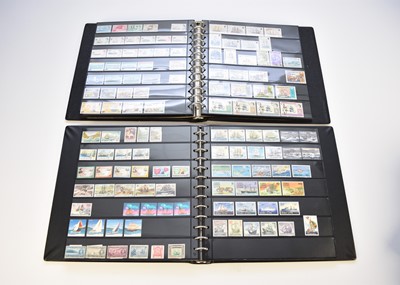 Lot 169 - Ships on stamps, a thematic collection housed in two black Lighthouse albums