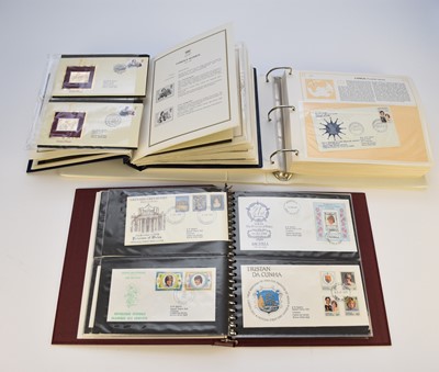 Lot 171 - Stamp Collection comprising GB 1980-83 Summer collection of 22ct Golden Replicas on FDCs in 5 albums