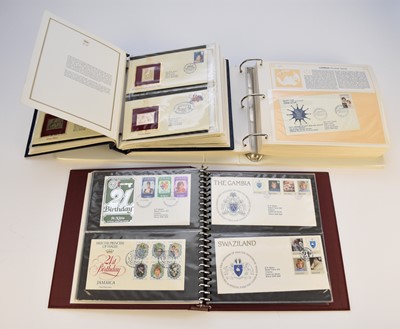Lot 171 - Stamp Collection comprising GB 1980-83 Summer collection of 22ct Golden Replicas on FDCs in 5 albums