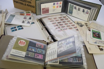 Lot 138 - Two large cartons containing a massive accumulation of covers, stamps, FDCs etc.