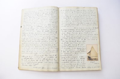 Lot 1050 - MANUSCRIPT YACHTING ADVENTURES 1910-1913. 'Some Yachting Experiences' by Alan Edwardes
