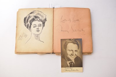 Lot 1048 - LAUREL & HARDY signatures in an album.